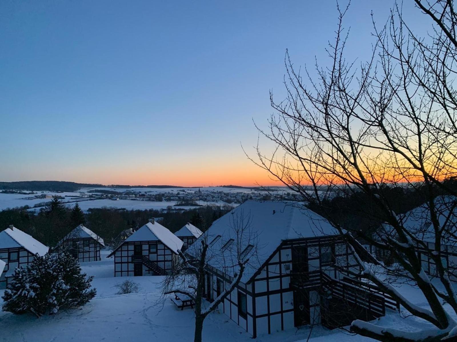 Ferienwohnung Lix direkt am Waldrand Frankenau Exterior foto